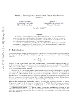 Neon2: Finding Local Minima via First-Order Oracles