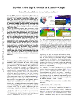 Bayesian Active Edge Evaluation on Expensive Graphs