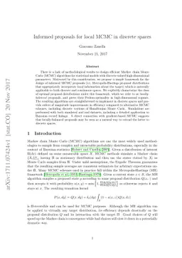 Informed proposals for local MCMC in discrete spaces