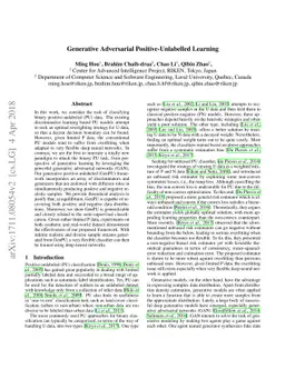 Generative Adversarial Positive-Unlabelled Learning