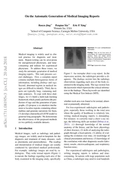 On the Automatic Generation of Medical Imaging Reports