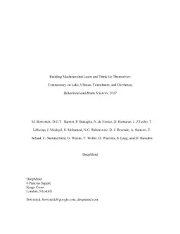 Building Machines that Learn and Think for Themselves: Commentary on
  Lake et al., Behavioral and Brain Sciences, 2017