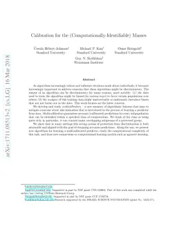 Calibration for the (Computationally-Identifiable) Masses