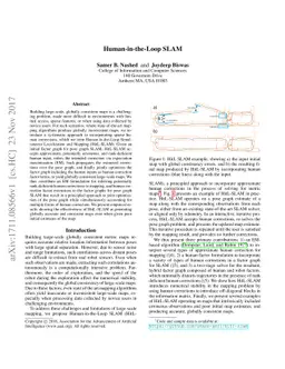Human-in-the-Loop SLAM