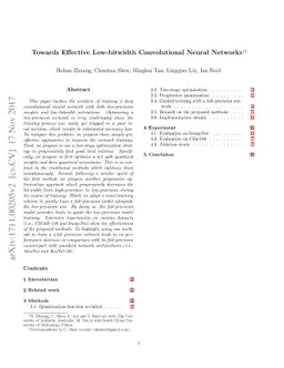 Towards Effective Low-bitwidth Convolutional Neural Networks
