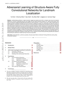 Adversarial Learning of Structure-Aware Fully Convolutional Networks for
  Landmark Localization