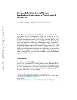 Crossing Behaviour of Social Groups: Insights from Observations at
  Non-signalized Intersection