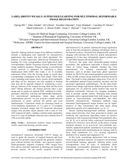 Label-driven weakly-supervised learning for multimodal deformable image
  registration