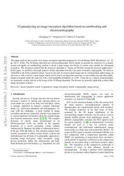 Cryptanalyzing an image encryption algorithm based on autoblocking and
  electrocardiography