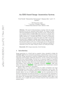 An EEG-based Image Annotation System