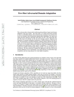 Few-Shot Adversarial Domain Adaptation