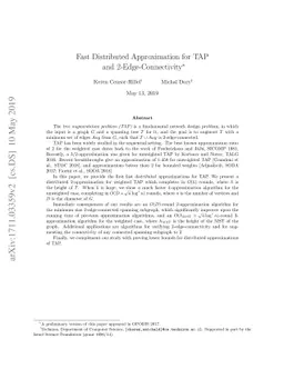 Fast Distributed Approximation for TAP and 2-Edge-Connectivity