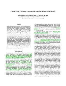 Online Deep Learning: Learning Deep Neural Networks on the Fly