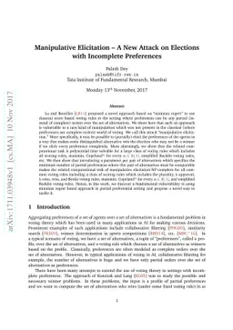 Manipulative Elicitation -- A New Attack on Elections with Incomplete
  Preferences