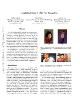 Longitudinal Study of Child Face Recognition