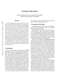 Tracking for Half an Hour