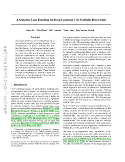 A Semantic Loss Function for Deep Learning with Symbolic Knowledge