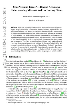 ConvNets and ImageNet Beyond Accuracy: Understanding Mistakes and
  Uncovering Biases