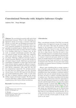 Convolutional Networks with Adaptive Inference Graphs