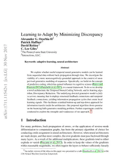 Learning to Adapt by Minimizing Discrepancy