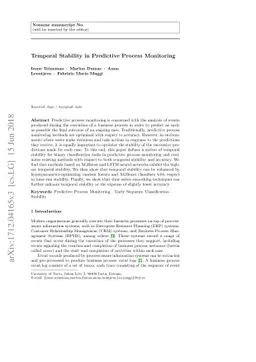 Temporal Stability in Predictive Process Monitoring