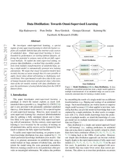 Data Distillation: Towards Omni-Supervised Learning