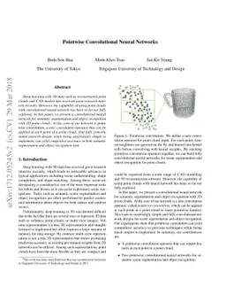 Pointwise Convolutional Neural Networks