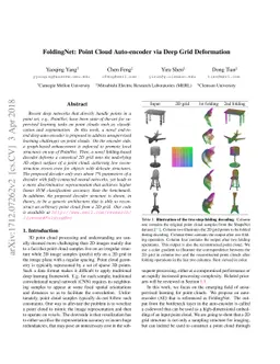 FoldingNet: Point Cloud Auto-encoder via Deep Grid Deformation