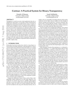 Contour: A Practical System for Binary Transparency