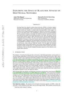 Exploring the Space of Black-box Attacks on Deep Neural Networks