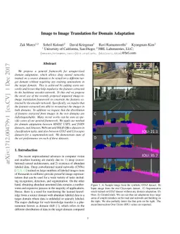 Image to Image Translation for Domain Adaptation