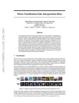 Where Classification Fails, Interpretation Rises
