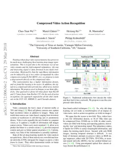 Compressed Video Action Recognition