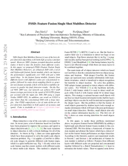 FSSD: Feature Fusion Single Shot Multibox Detector