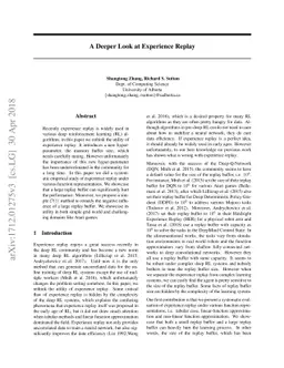 A Deeper Look at Experience Replay