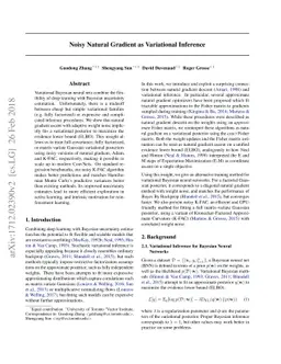 Noisy Natural Gradient as Variational Inference