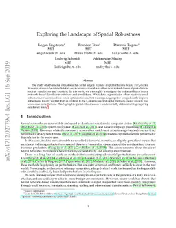 Exploring the Landscape of Spatial Robustness