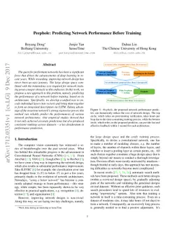 Peephole: Predicting Network Performance Before Training