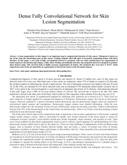 Dense Pooling layers in Fully Convolutional Network for Skin Lesion
  Segmentation