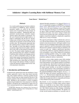 Adafactor: Adaptive Learning Rates with Sublinear Memory Cost