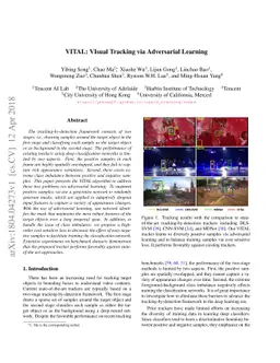 VITAL: VIsual Tracking via Adversarial Learning
