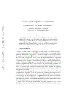 Variational Composite Autoencoders
