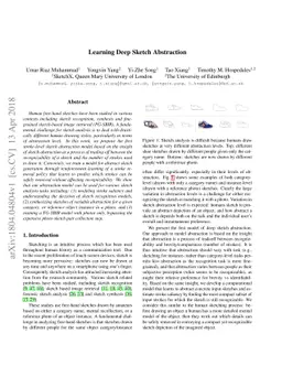 Learning Deep Sketch Abstraction