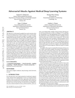 Adversarial Attacks Against Medical Deep Learning Systems