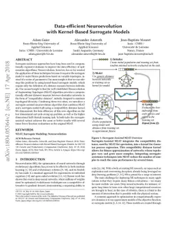 Data-efficient Neuroevolution with Kernel-Based Surrogate Models