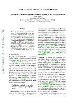 ClaiRE at SemEval-2018 Task 7 - Extended Version