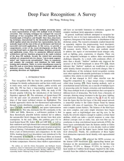 Deep Face Recognition: A Survey