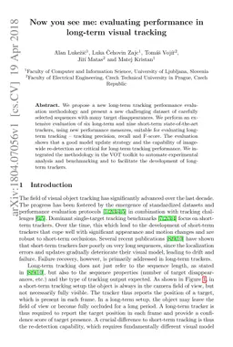 Now you see me: evaluating performance in long-term visual tracking