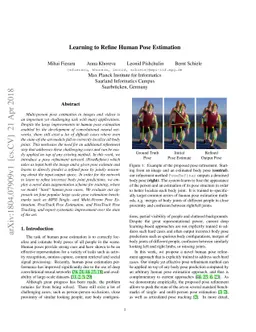 Learning to Refine Human Pose Estimation