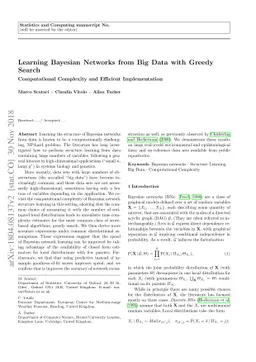Learning Bayesian Networks from Big Data with Greedy Search:
  Computational Complexity and Efficient Implementation
